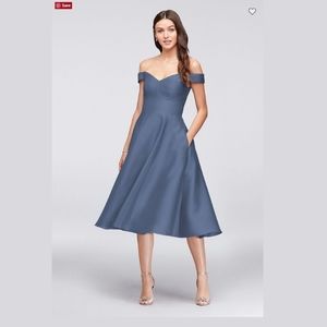 Steel Blue Tea Length Size 4